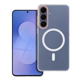 Zadní kryt Go Orange pro Xiaomi Redmi 17 4G / 5G compatible with MagSafe, transparentní