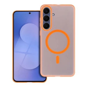 Zadní kryt Go Orange pro Xiaomi Redmi 17 4G / 5G compatible with MagSafe, oranžová