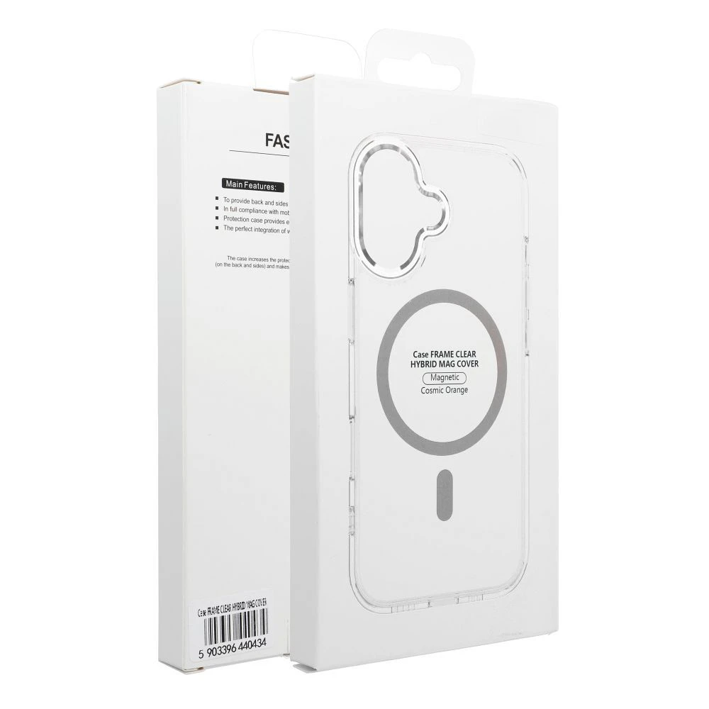Case for Xiaomi Redmi 17 4G / 5G Frame Clear Hybrid Mag Cover compatible with MagSafe transparent
