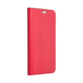 Flipové pouzdro Luna Book pro Xiaomi Redmi 17 4G/17 5G, zlatá červená