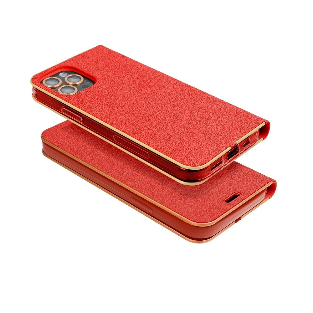 Flip case for Xiaomi Redmi 17 4G / 17 5G EU Luna Book Gold red
