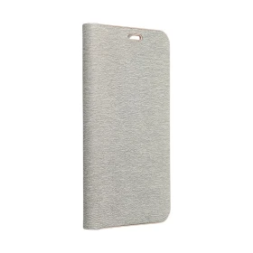 Flipové pouzdro Luna Book pro Xiaomi Redmi 17 4G/17 5G, zlatá stříbrná