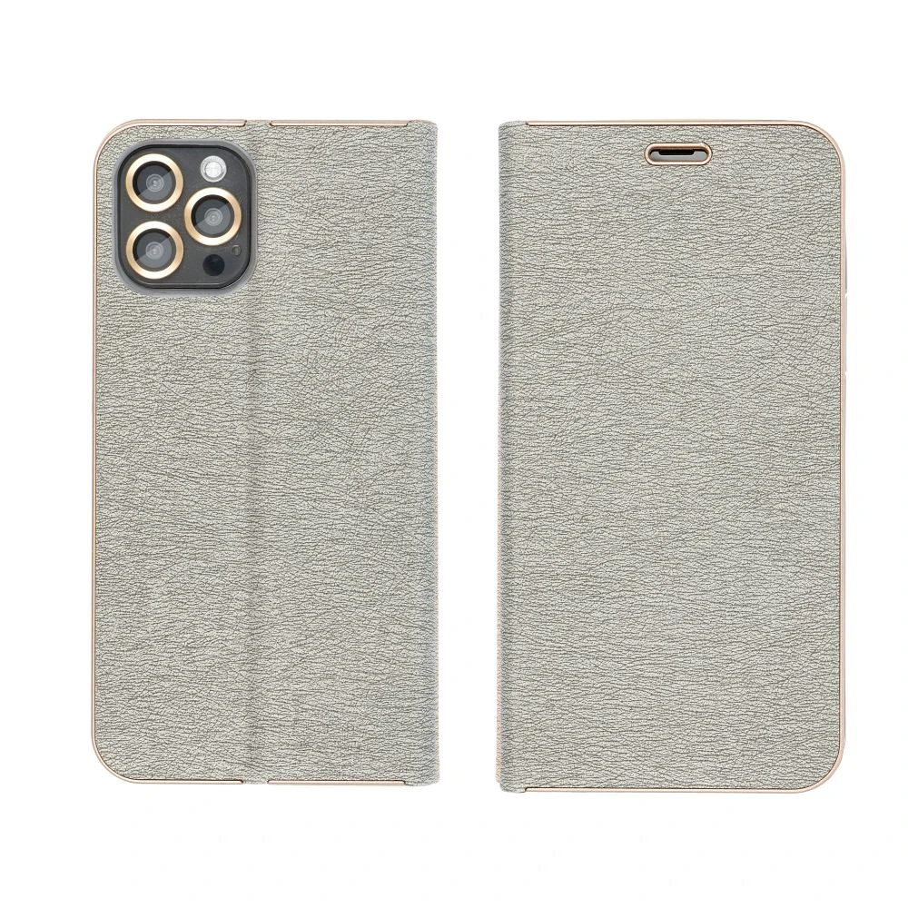 Flip case for Xiaomi Redmi 17 4G / 17 5G EU Luna Book Gold silver