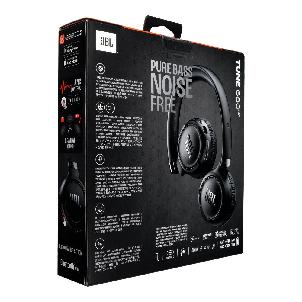 JBL Tune 680NC černá