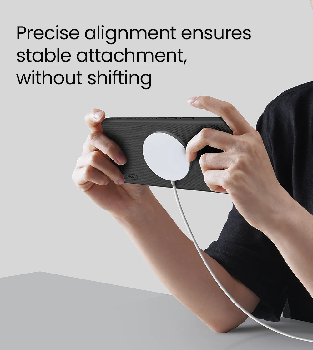 Nillkin Super Frosted PRO Magnetic Zadní Kryt pro Google Pixel 11 Pro Transparent Black