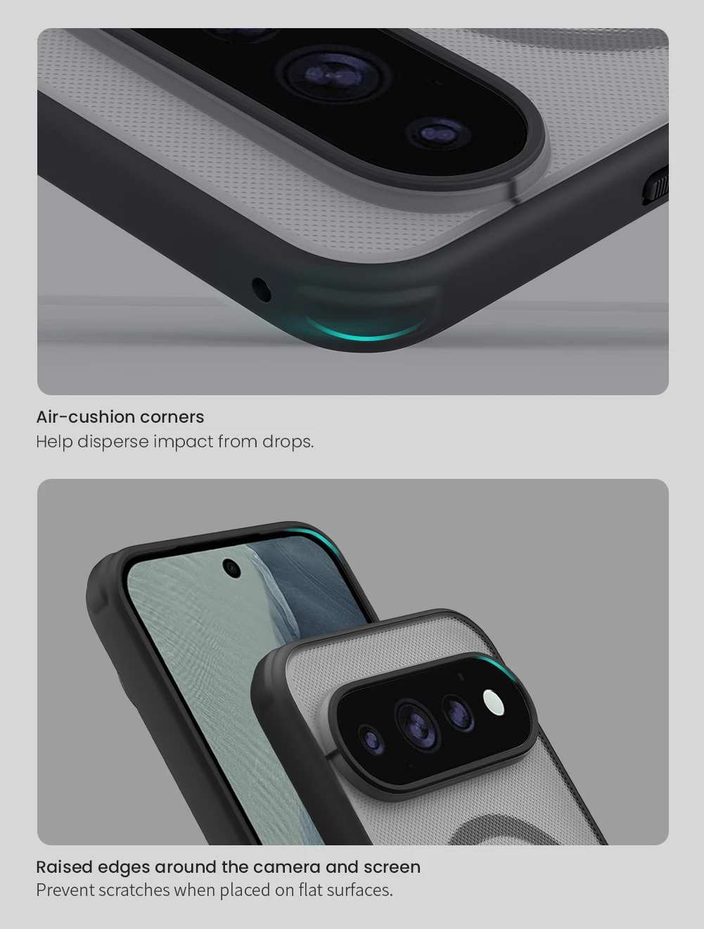 Nillkin Super Frosted PRO Magnetic Zadní Kryt pro Google Pixel 11 Pro Black