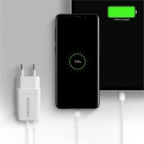 AXAGON ACU-PQ33W, GaN nabíječka do sítě 33W, USB-A + USB-C, PD3.0/PPS/QC4+/SFC2.0/Apple, bílá
