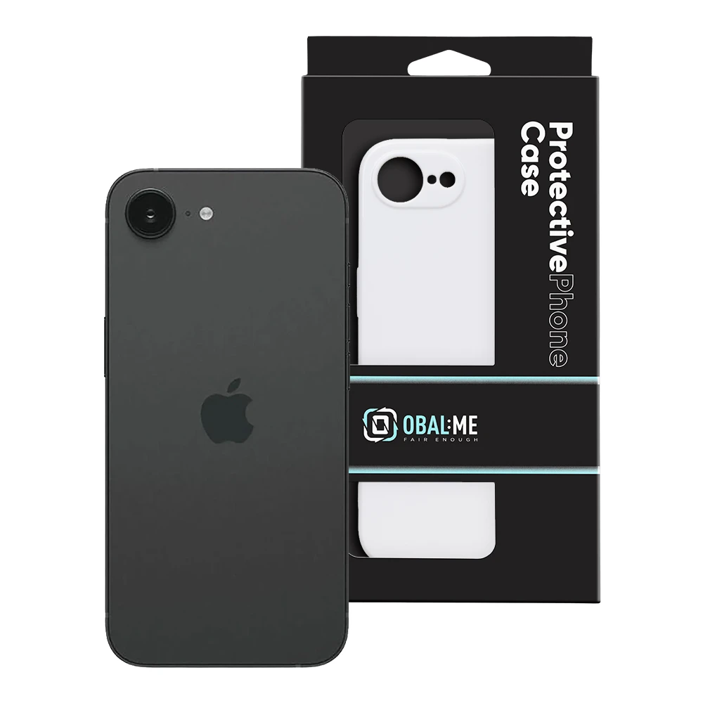 OBAL:ME Glossy Kryt pro Apple iPhone 16e/17e White