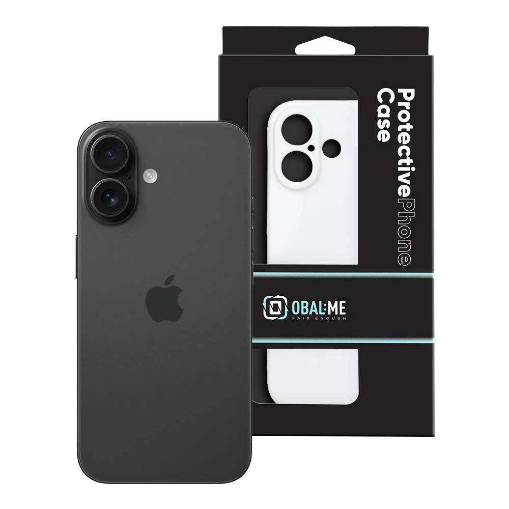 OBAL:ME Glossy Kryt pro Apple iPhone 16 White