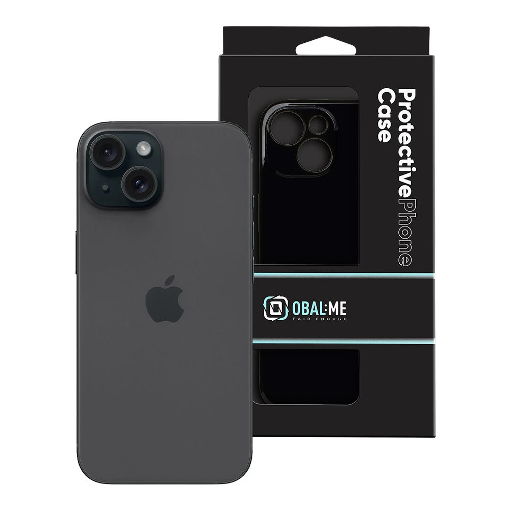 OBAL:ME Glossy Kryt pro Apple iPhone 15 Black