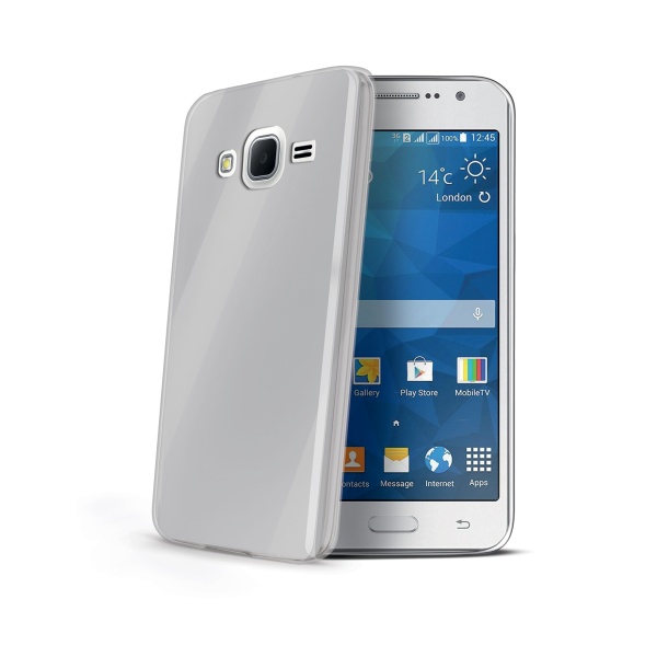 Silikonové pouzdro CELLY Gelskin pro Samsung Galaxy Grand Prime bezbarvé, gumový kryt, TPU obal 
