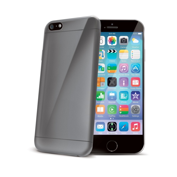 Silikonové pouzdro Celly Ultrathin pro Apple iPhone 6 kouřové , gumový kryt , obal