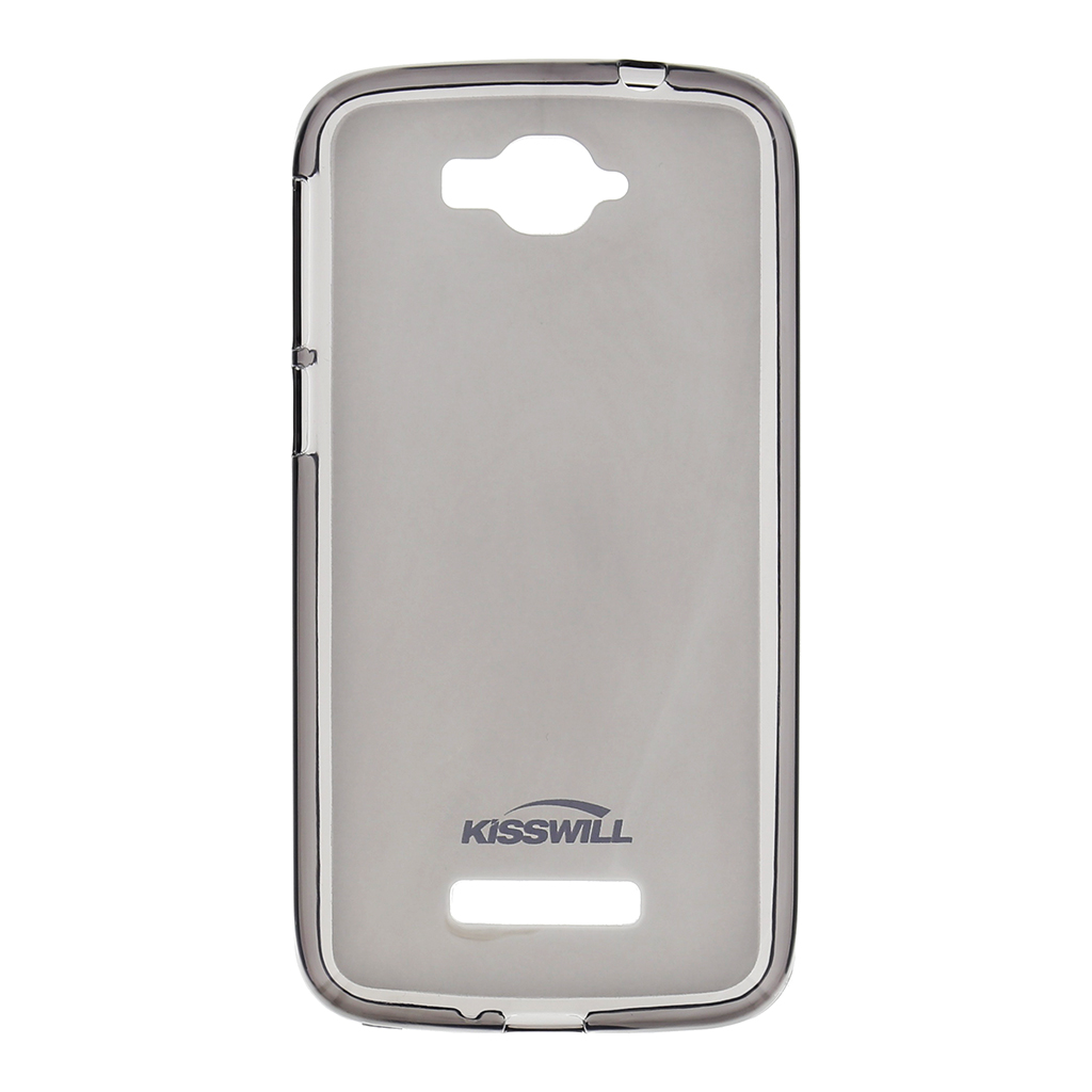 Kisswill silikonové pouzdro, obal, kryt, futrál na mobilní telefon Alcatel Pop C7 černé 