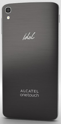 Alcatel OneTouch 6039Y IDOL3 (4.7) Grey zadní strana