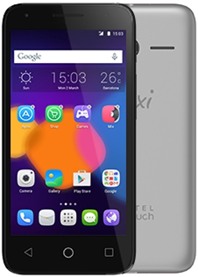 Alcatel One Touch 4013D PIXI 3 (4") Silver