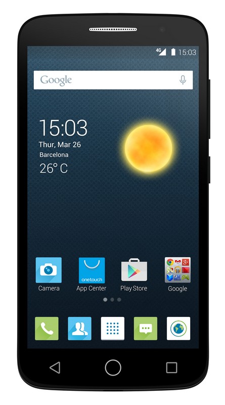 Alcatel OT-7044X POP 2 PREMIUM Black přední strana