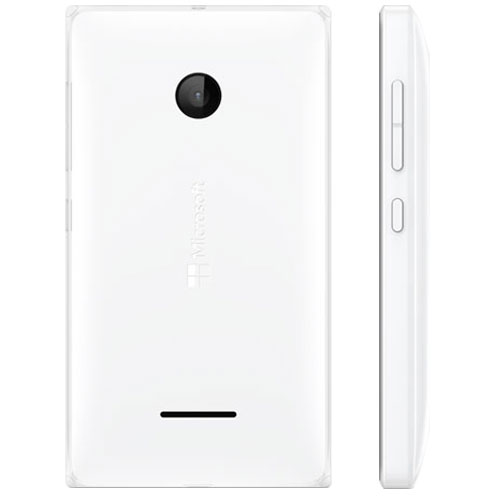 Microsoft Lumia 532 Single SIM White zadní strana