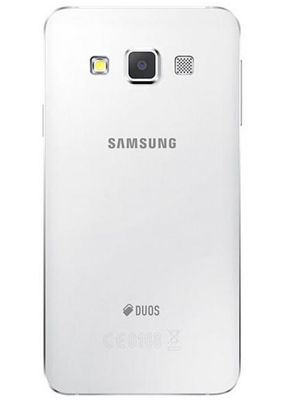 Samsung Galaxy A3 Dual SIM White zadní část