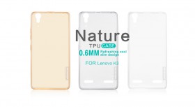 Silikonové pouzdro Nillkin Nature na Lenovo A6000 hnědé