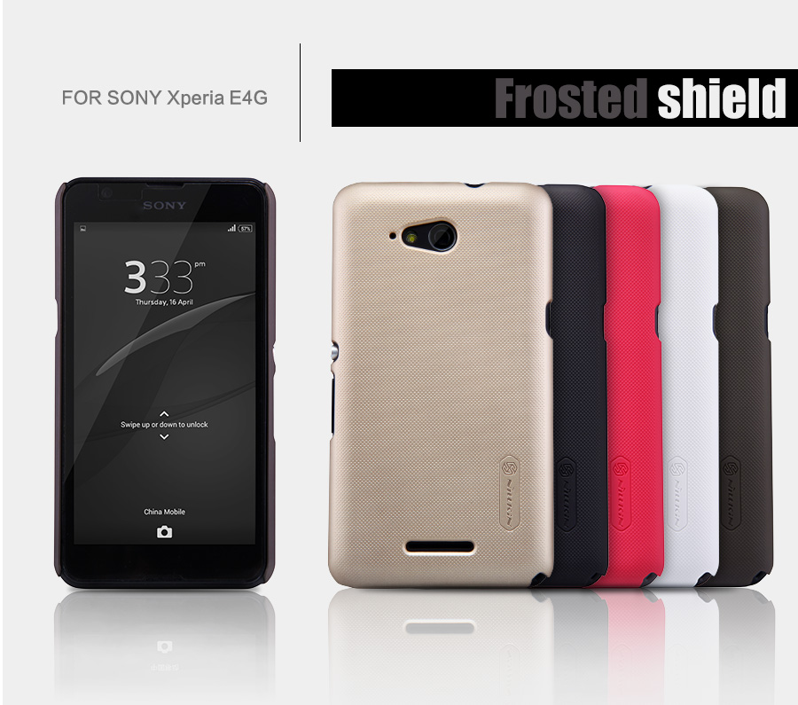 Zadní kryt pro Sony Xperia E4g (E2003), Nillkin Super Frosted černý