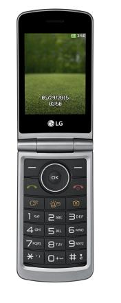 LG G350 Black přední část