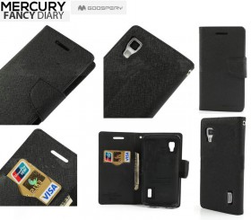 MERCURY Fancy Diary flipové pouzdro pro Sony Xperia Z3 compact černé