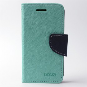 Mercury Fancy Diary flipové pouzdro pro Sony Xperia M4 Aqua (E2303) mátovo-modré