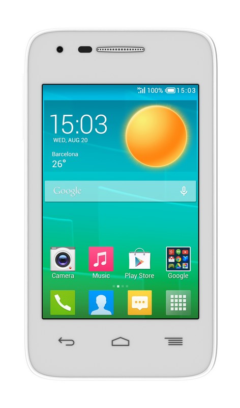 Mobilní telefon  Alcatel Onetouch POP D1 4018D White