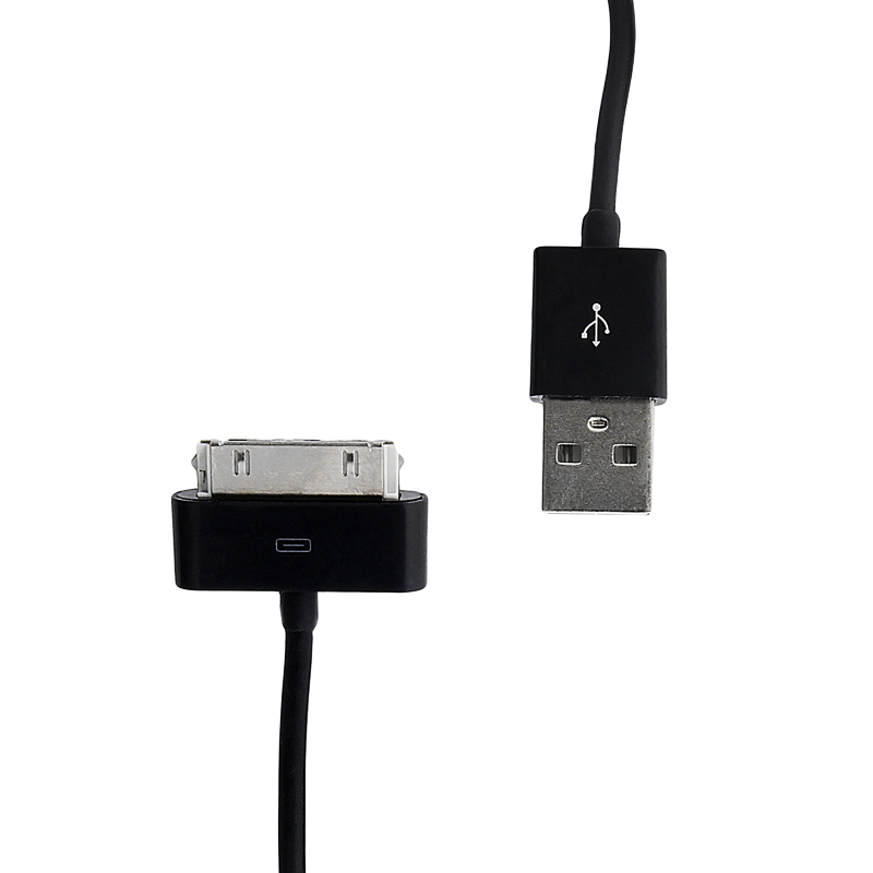 Datový kabel WHITENERGY pro Apple iPhone 4 30cm černý