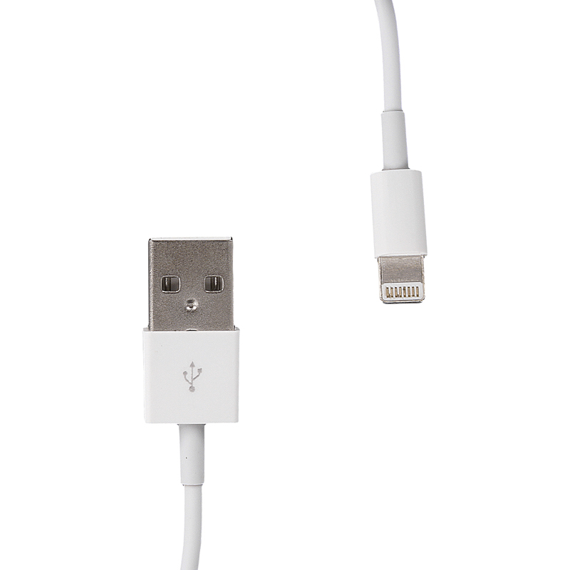 Datový kabel WHITENERGY pro Apple iPhone 5 30cm bílý