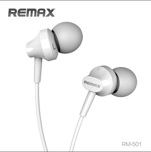 Remax sluchátka - bílé