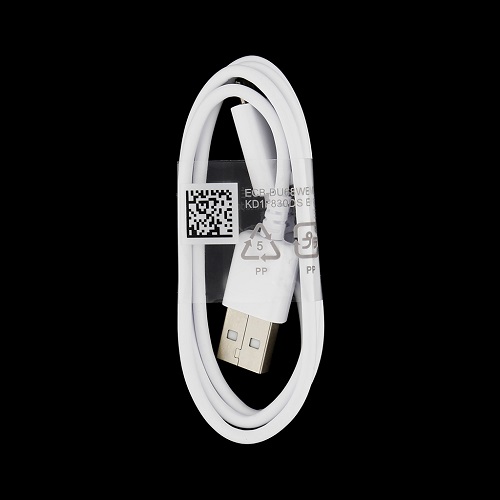 Datový kabel Samsung ECBDU68WE microUSB bílý 0,8m (bulk)