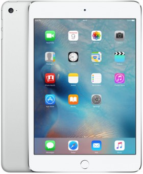 Apple iPad Mini 4 Wi-Fi 128GB Silver, MK9P2FD/A