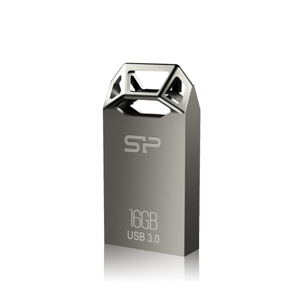 USB flash disk Silicon Power Jewel J50, 16GB, USB 3.0, stříbrný