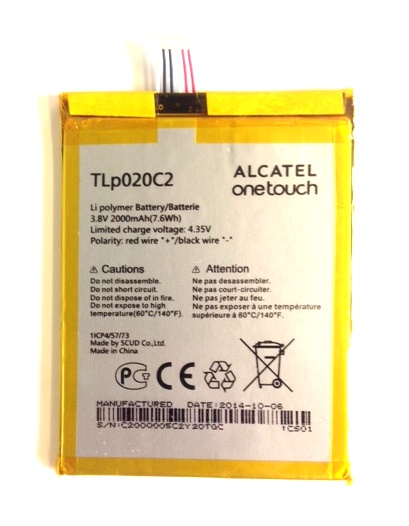 CAC2000012C2 Alcatel Baterie pro OT6034 2000mAh Li-Pol (Bulk)