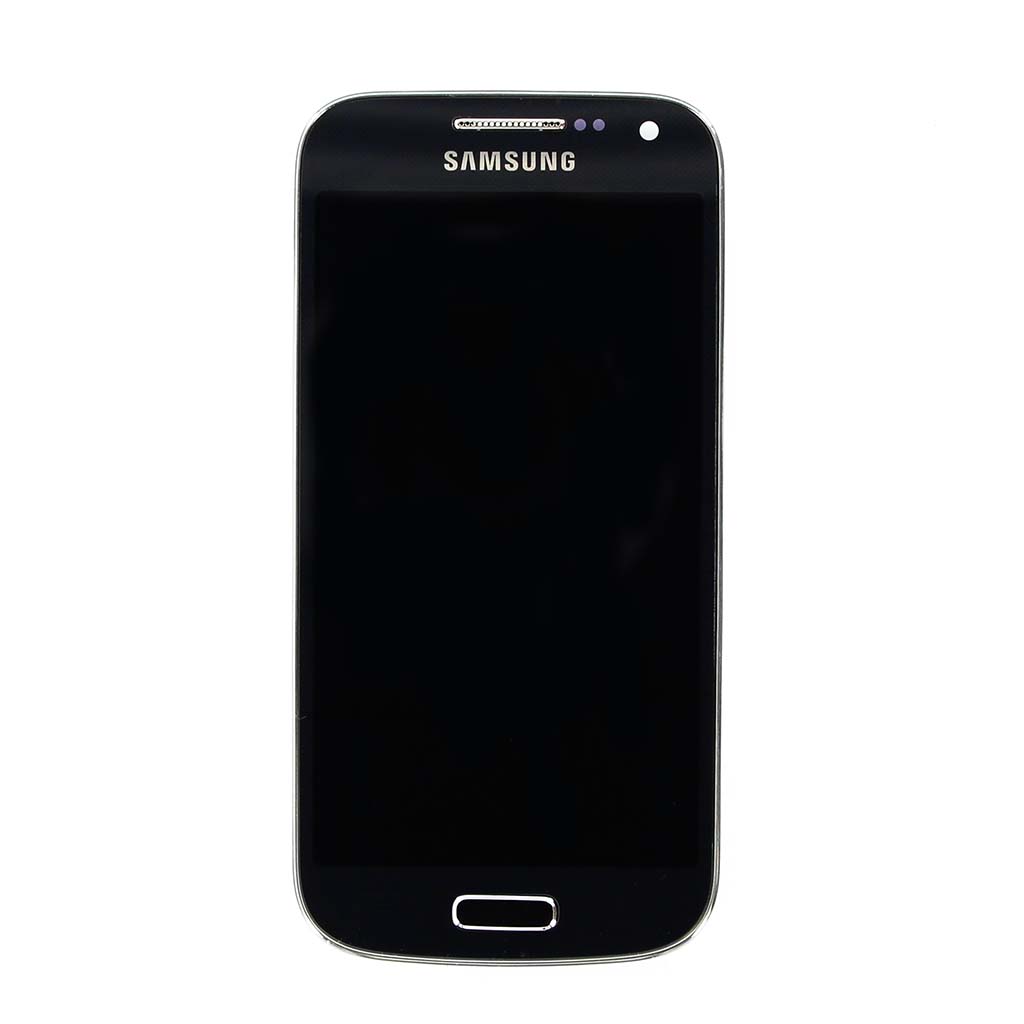LCD display + Dotyková deska + Přední kryt Samsung i9195i Galaxy S4mini VE černý
