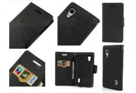 Pouzdro na mobil Sony Xperia M4 Aqua (E2303) Mercury Fancy černé