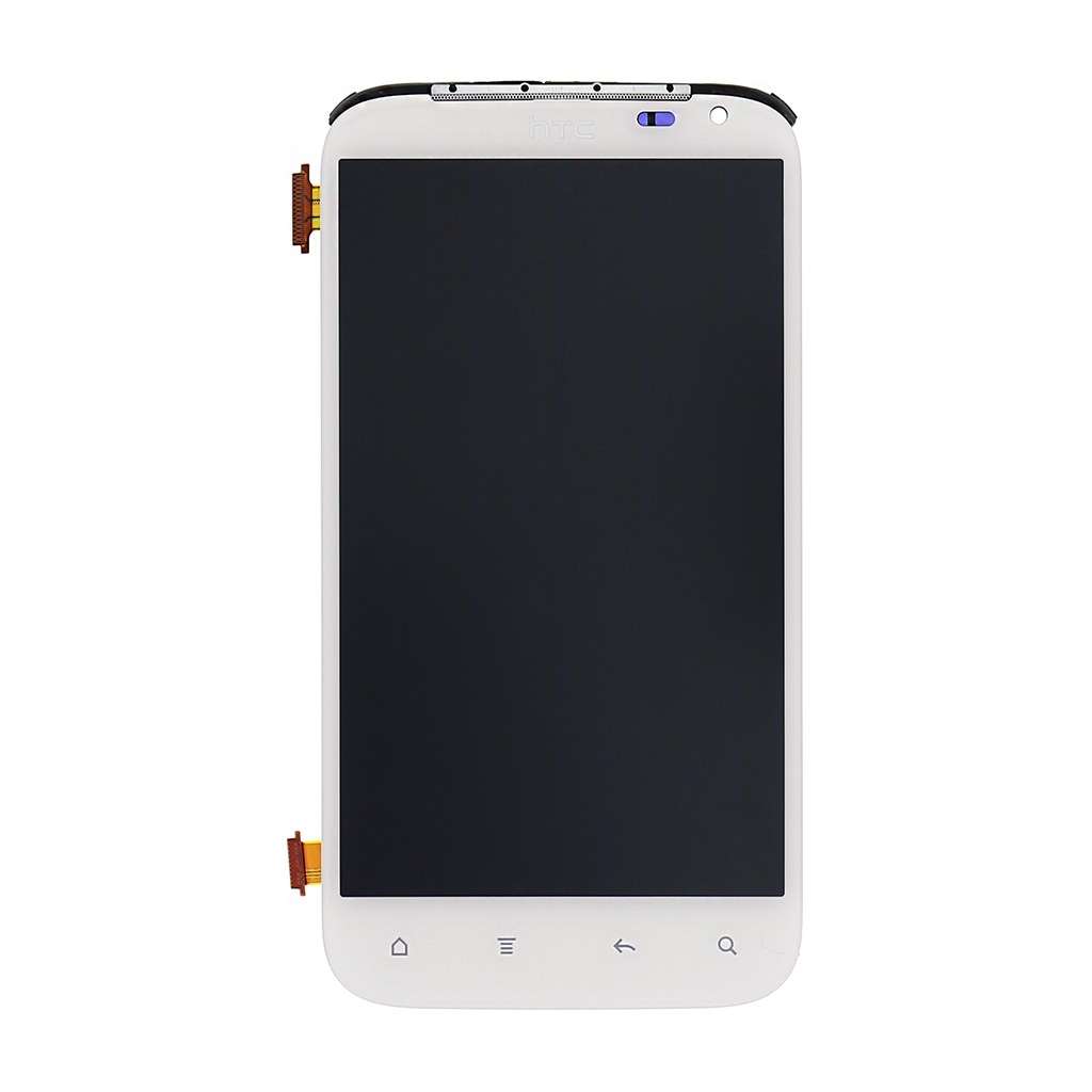 LCD Display + dotyk. deska + přední kryt pro HTC Sensation XL, bílý