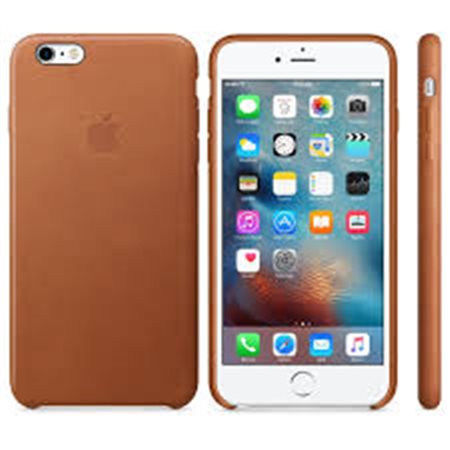 Apple iPhone 6s Plus Leather Case, Saddle Brown, MKXC2ZM/A