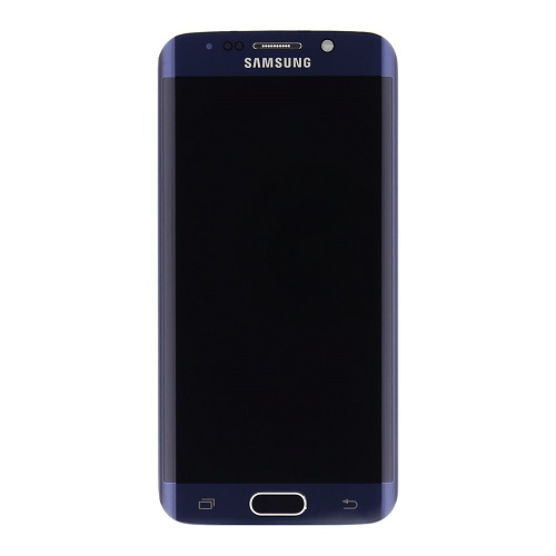 LCD display + dotyk. deska + př. kryt pro Samsung Galaxy S6 Edge G925, černá