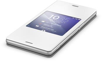 Pouzdro, obal, kryt typu flip SCR24 Smart Cover Sony Xperia Z3(D6603) bílé