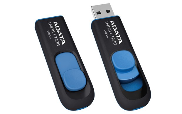 Flash disk ADATA UV128 16GB, USB 3.0, modrý