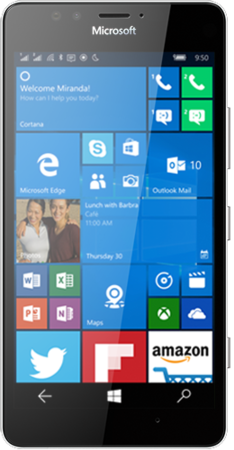 Microsoft Lumia 950 Dual Sim Black white
