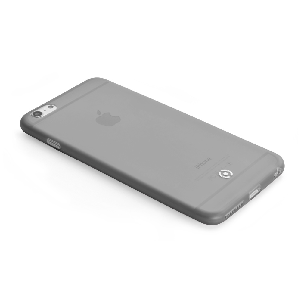 Ultra tenké silikonové pouzdro (obal, kryt) CELLY Frost na Apple iPhone 6/6S 0,29 mm černé
