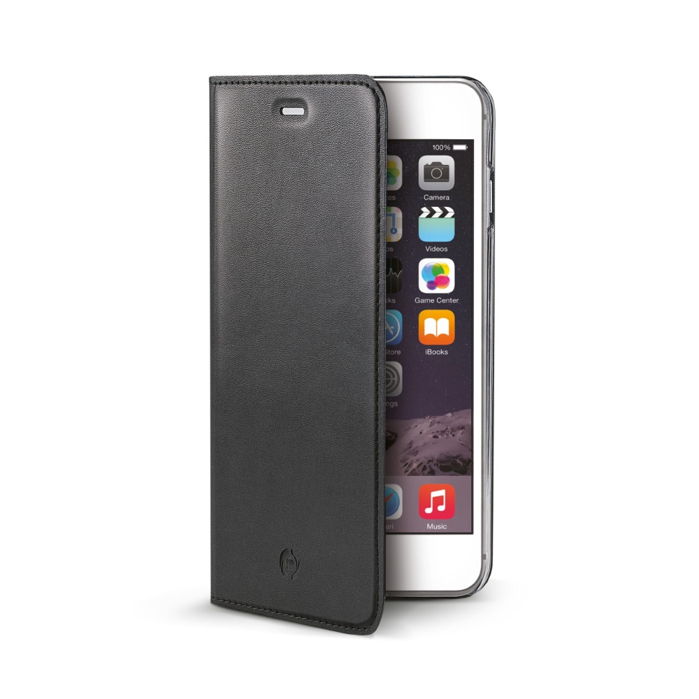 Ultra tenké pouzdro (obal, kryt) typu flip na Apple iPhone 6s CELLY Air černé