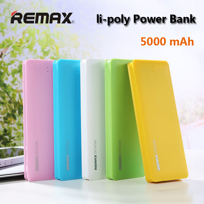 Power bank Remax Ultrathin Desi 5000mAh Li-Pol bílá