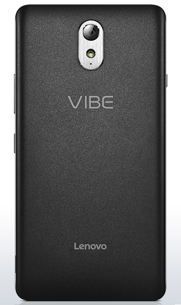 Lenovo Vibe P1m Dual SIM Black zadní strana