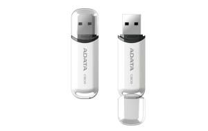 Flash disk ADATA USB C906 8GB bílý