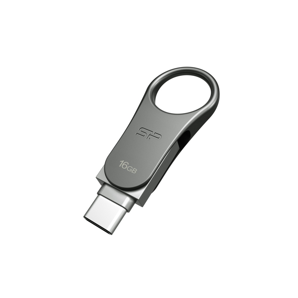 Duální USB flash disk Silicon Power Mobile C80 16GB USB 3,0 kovový