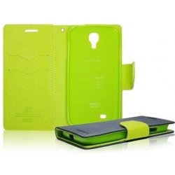 Pouzdro Fancy Diary Folio pro Sony Xperia E5823 Z5 Compact, modré/limetkové